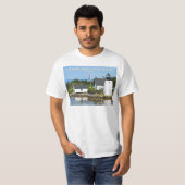 Grindle Point Lighthouse, Maine T-shirt (Voorkant volledig)