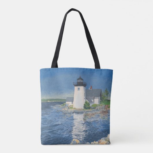 Grindle Point Lighthouse Tote Bag (Achterkant)