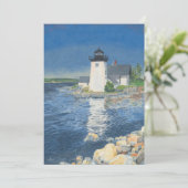 Grindle Point-vuurtoren Kaart (Staand voorkant)