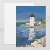Grindle Point-vuurtoren Kaart (Voorkant / Achterkant)