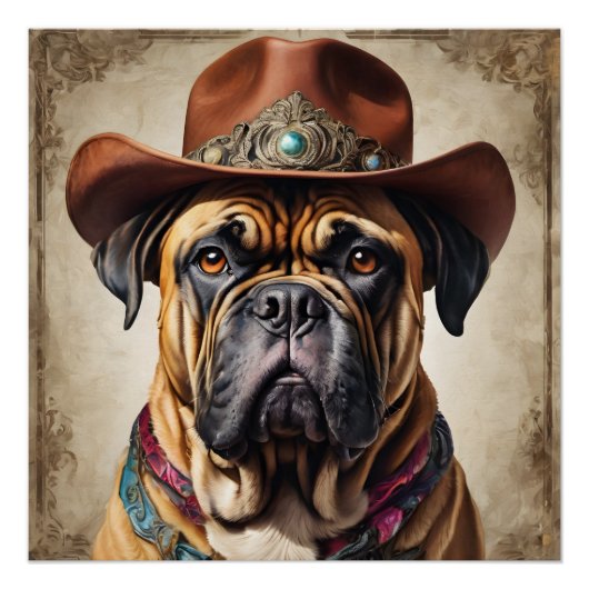 Gringo de Bullmastiff Perfect Poster (Voorkant)