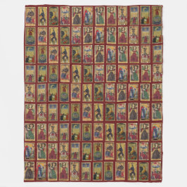 Gringonneur Tarot werp Fleece Deken