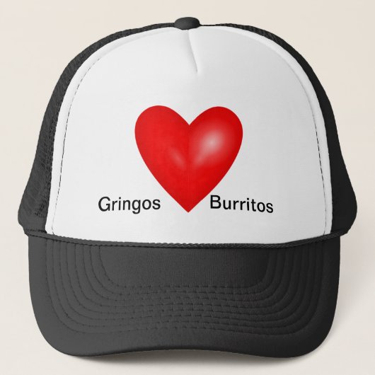 Gringos Love Burritos Trucker Pet (Voorkant)
