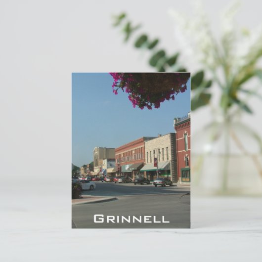 Grinnell Briefkaart (Staand voorkant)