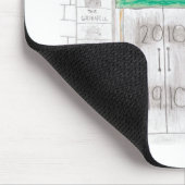 GRINNELL CENTENNIAL mousepad Muismat (Hoek)