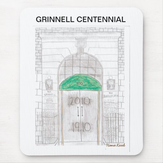 GRINNELL CENTENNIAL mousepad Muismat (Voorkant)