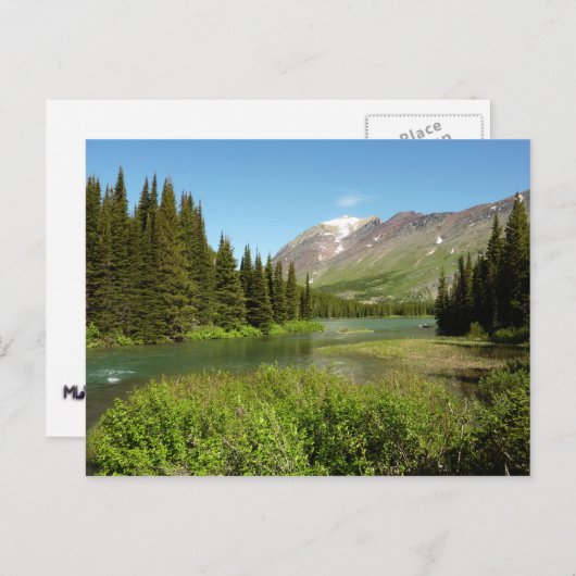 Grinnell Creek in Glacier National Park Briefkaart (Voorkant / Achterkant)