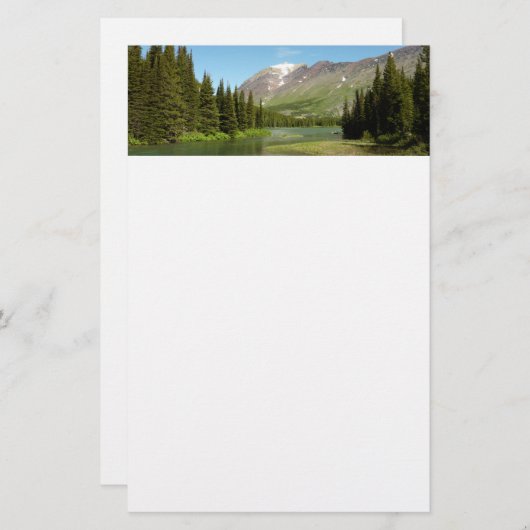 Grinnell Creek in Glacier National Park Briefpapier (Voorkant / Achterkant)