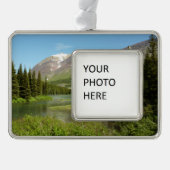 Grinnell Creek in Glacier National Park Verzilverd Omlijst Ornament (Voorkant)