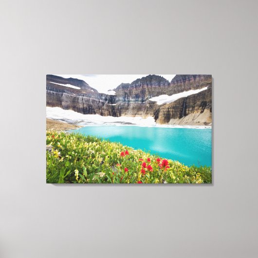 Grinnell Glacier Canvas Afdruk (Voorkant)