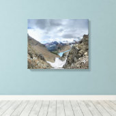 Grinnell Glacier Overlook Detail - Glacier Canvas Afdruk (Insitu (Houten vloer))