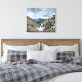 Grinnell Glacier Overlook Detail - Glacier Canvas Afdruk (Insitu (Slaapkamer))