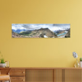 Grinnell Glacier Overlook - Nationaal Park Glacier Canvas Afdruk (Insitu (Woonkamer))