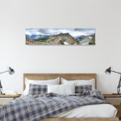 Grinnell Glacier Overlook - Nationaal Park Glacier Canvas Afdruk (Insitu (Slaapkamer))