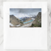 Grinnell Glacier Overlook - Nationaal Park Glacier Rechthoekige Sticker (Tas)
