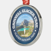 Grinnell Glacier Trail Metalen Ornament (Links)
