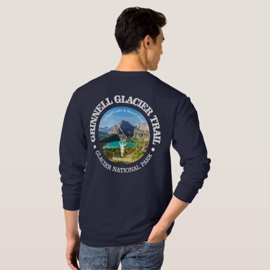 Grinnell Glacier Trail T-shirt (Achterkant volledig)