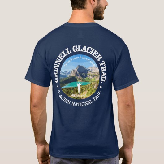 Grinnell Glacier Trail T-shirt (Achterkant)