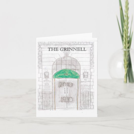 GRINNELL honderdjarige notecards Kaart (Voorkant)