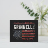 Grinnell Iowa Briefkaart (Staand voorkant)