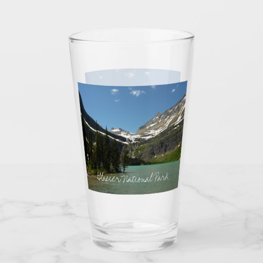 Grinnell Lake in Glacier National Park Glas (Voorkant)