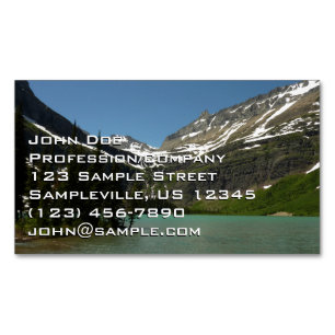 Grinnell Lake in Glacier National Park Magnetisch Visitekaartje