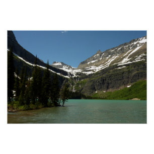Grinnell Lake in Glacier National Park Perfect Poster