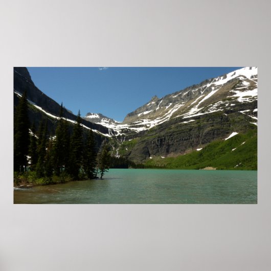 Grinnell Lake in Glacier National Park Poster (Voorkant)