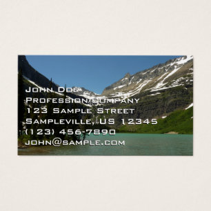Grinnell Lake in Glacier National Park Visitekaartje