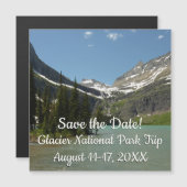 Grinnell Lake in het Nationaal Park Glacier (Voorkant / Achterkant)