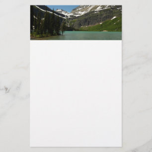 Grinnell Lake in het Nationaal Park Glacier Briefpapier