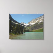 Grinnell Lake in het Nationaal Park Glacier Canvas Afdruk (Voorkant)