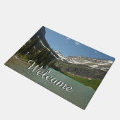 Grinnell Lake in het Nationaal Park Glacier Deurmat (Schuin)