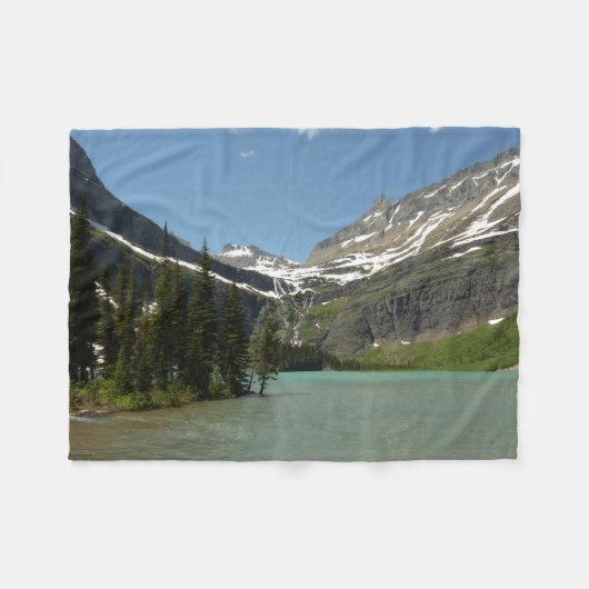 Grinnell Lake in het Nationaal Park Glacier Fleece Deken (Voorkant (Horizontaal))