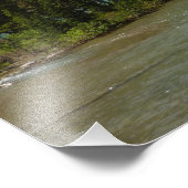 Grinnell Lake in het Nationaal Park Glacier Foto Afdruk (Hoek)