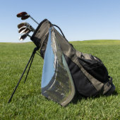 Grinnell Lake in het Nationaal Park Glacier Golfhanddoek (Groen)
