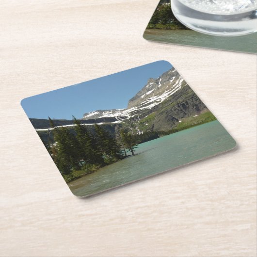 Grinnell Lake in het Nationaal Park Glacier Kartonnen Onderzetters (Schuin)