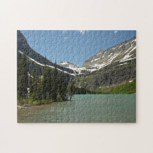 Grinnell Lake in het Nationaal Park Glacier Legpuzzel (Horizontaal)