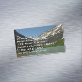 Grinnell Lake in het Nationaal Park Glacier Magnetisch Visitekaartje (Voorbeeld)