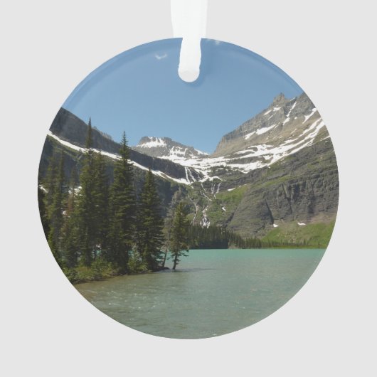 Grinnell Lake in het Nationaal Park Glacier Ornament (achterkant)