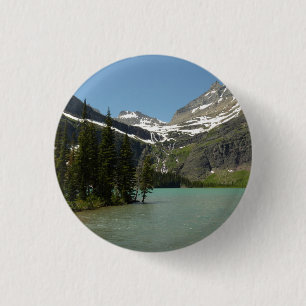 Grinnell Lake in het Nationaal Park Glacier Ronde Button 3,2 Cm