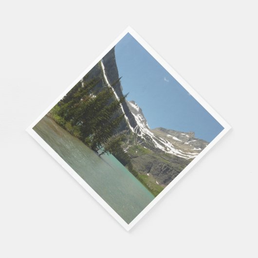 Grinnell Lake in het Nationaal Park Glacier Servet (Hoek)