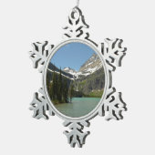 Grinnell Lake in het Nationaal Park Glacier Tin Sneeuwvlok Ornament (Rechts)