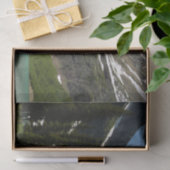 Grinnell Lake in het Nationaal Park Glacier Tissuepapier (Geschenk)