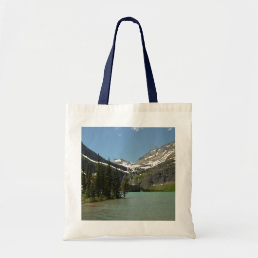 Grinnell Lake in het Nationaal Park Glacier Tote Bag (Voorkant)