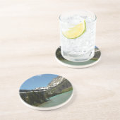 Grinnell Lake in het Nationaal Park Glacier Zandsteen Onderzetter (Zijkant)