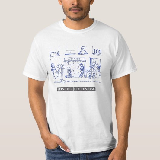 Grinnell om 100, #4 t-shirt (Voorkant)