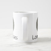 Grinnin' Francois op een gigantische mok (Achterkant)