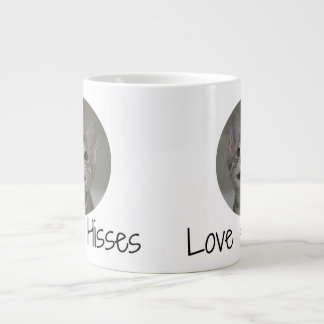 Grinnin' Francois op een gigantische mok