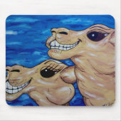 Grinning Camels Mousepad Muismat (Voorkant)